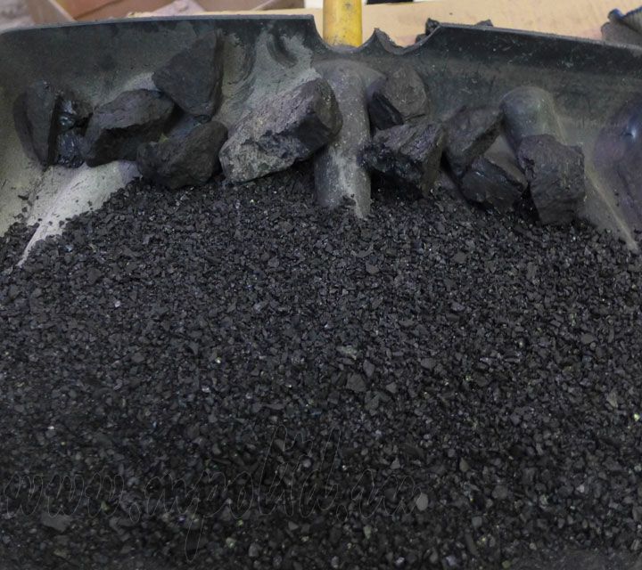Фото дробления различных материалов: Уголь