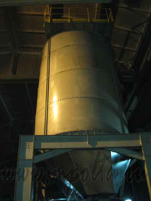 Фото отчет о монтаже сборного силоса производства «Машинопромышленное объединение» в промышленном корпусе