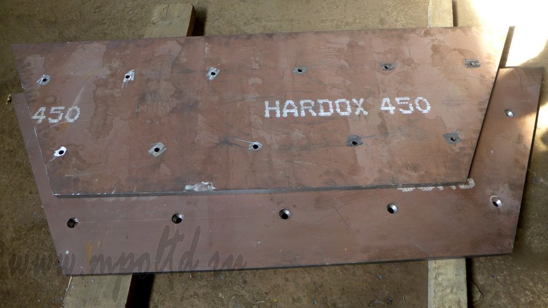 Футеровка Hardox (Хардокс) на заводе «Машинопромышленное объединение».