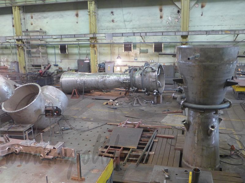 Изготовление сруббера Вентури на заводе «Машинопромышленное объединение».