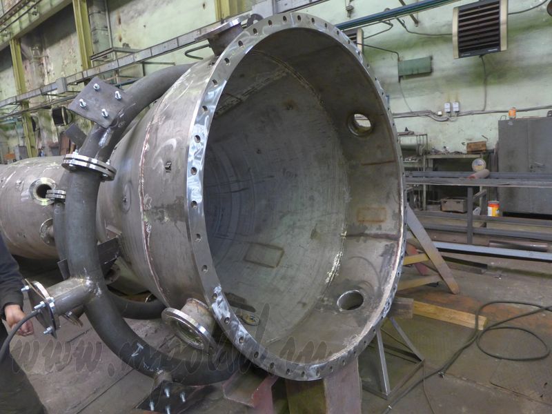 Изготовление сруббера Вентури на заводе «Машинопромышленное объединение».
